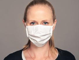 Hygienemaske weiss Mund-Nasen-Schutz