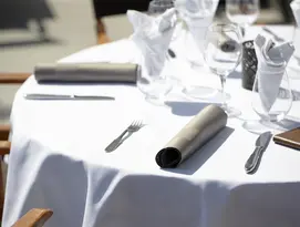 Gastronomie Tischwäsche weiss