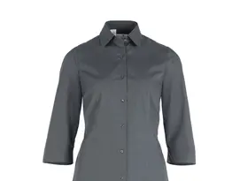 Berufsbekleidung Bluse 3/4 Arm anthrazit
