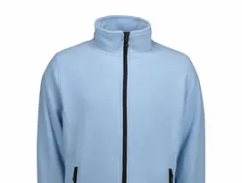 Bild einer hellblauen Herren Fleecejacke