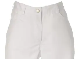 Bild einer weißen Damenjeans 