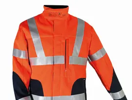 Berufsbekleidung Multinorm Softshelljacke orange