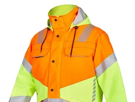 Berufsbekleidung Warnschutz Parka in highvis orange/gelb
