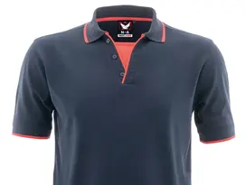 Poloshirt für Rettungsdienste in marine-rot