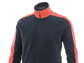 Sweatjacke für Rettungsdienste in marine-leuchtrot