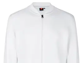 Sweatjacke in weiss im Mietservice