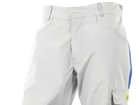 ESD High Stat Bundhose in hellgrau von Alsico