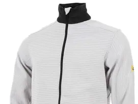 ESD Molleton Sweatjacke in hellgrau von Alsico