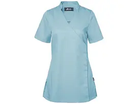 Knopfkasack Tunika Damen Himmelblau