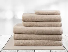 Wellness-Handtuchstapel