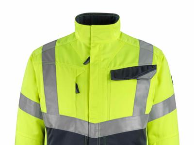 Berufsbekleidung Jacke Warnschutz gelb