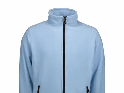 Bild einer hellblauen Herren Fleecejacke