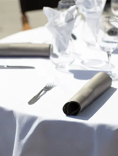 Gastronomie Tischwäsche weiss