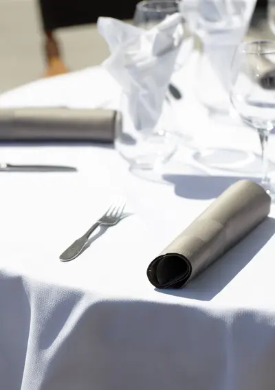 Gastronomie Tischwäsche weiss
