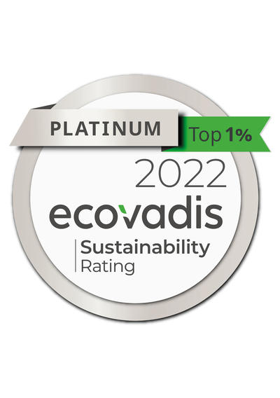 Elis CSR - EcoVadis 2022 Platin Auszeichnung