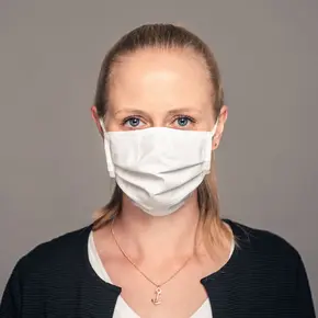 Hygienemaske weiss Mund-Nasen-Schutz