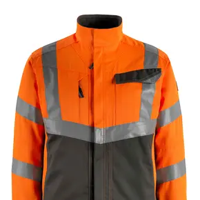 Berufsbekleidung Jacke Warnschutz orange