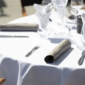 Gastronomie Tischwäsche weiss
