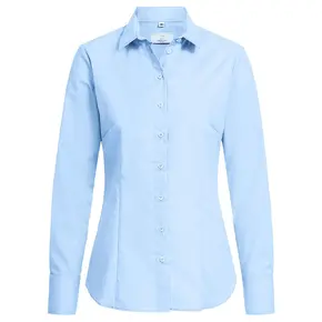 Berufsbekleidung Office Line Bluse Regular Fit hellblau