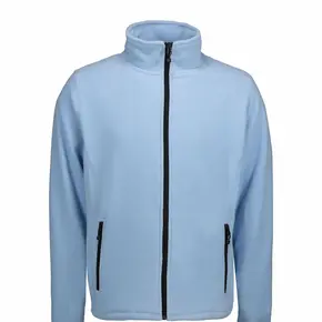 Bild einer hellblauen Herren Fleecejacke