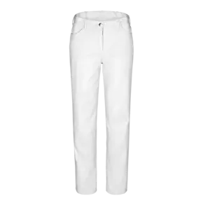 Bild einer weißen Stretch-Damenjeans 