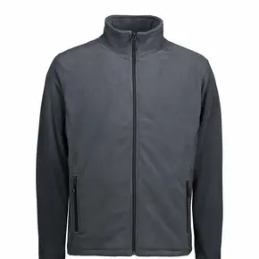 Berufsbekleidung robuste Fleecejacke in dunkelgrau