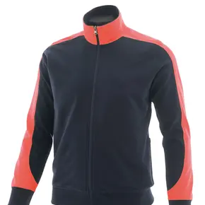 Sweatjacke für Rettungsdienste in marine-leuchtrot