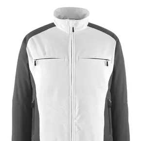 Unique Softshelljacke in weiss-schwarz