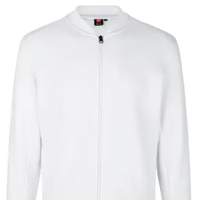 Sweatjacke in weiss im Mietservice