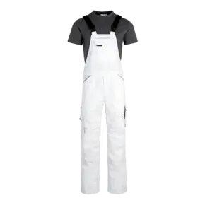 Latzhose Greybull 2.0 Kollektion in weiß-grau