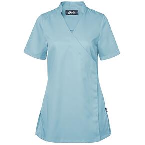 Knopfkasack Tunika Damen Himmelblau